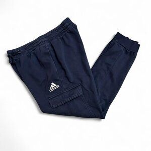 Adidas Youth Kids Essentials Fleece Jogger Pants Cargo HL2232 Size Medium Large
